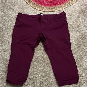 Old Navy Deep Burgundy Trousers